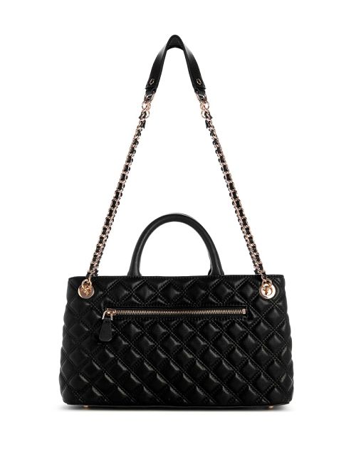 Guess Giully Girlfriend Shoulder Satchel Zwart | GUESS-SN29196