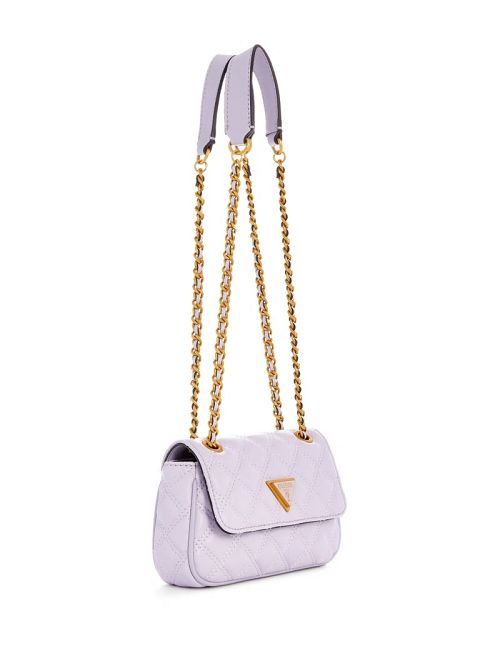 Guess Giully Mini Convertible Crossbody Paars | GUESS-SN28868