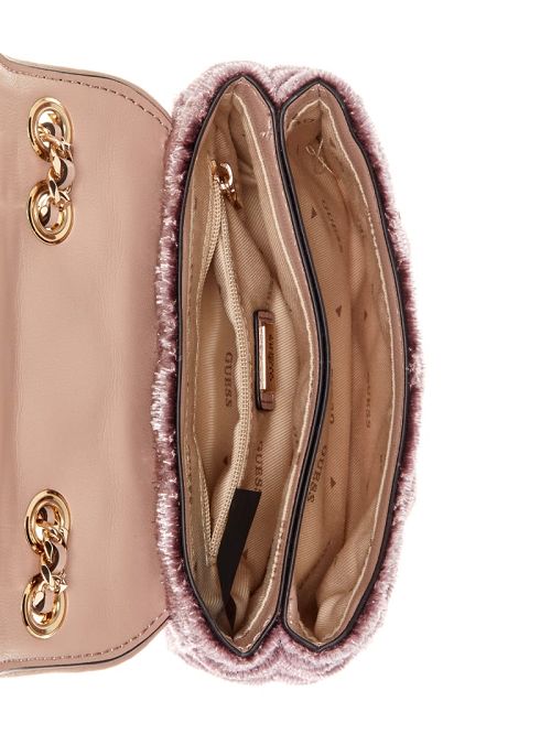 Guess Giully Mini Convertible Crossbody Roze | GUESS-SN29156