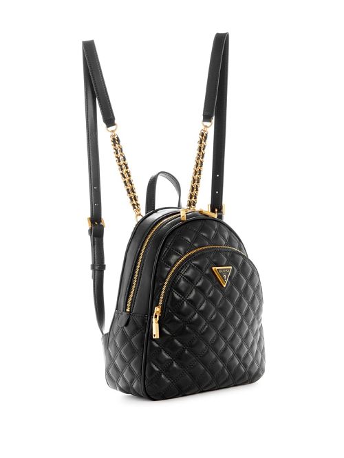 Guess Giully Quilted Backpack Zwart | GUESS-SN29488