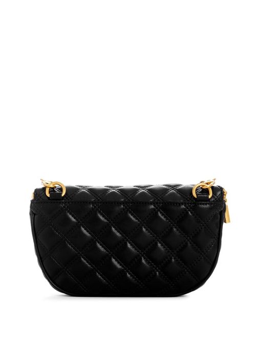 Guess Giully Quilted Belt Bag Zwart | GUESS-SN28851