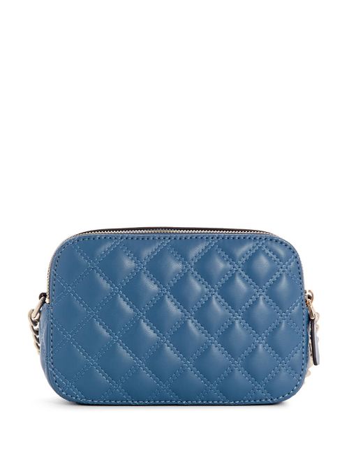 Guess Giully Quilted Camera Crossbody Blauw | GUESS-SN28921