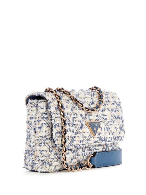 Guess Giully Quilted Mini Crossbody Blauw | GUESS-SN28922