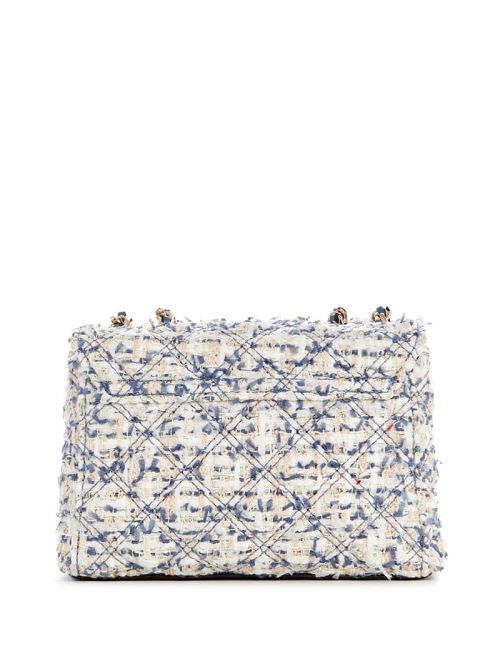 Guess Giully Quilted Mini Crossbody Blauw | GUESS-SN28922