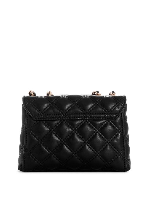 Guess Giully Quilted Mini Crossbody Zwart | GUESS-SN29013