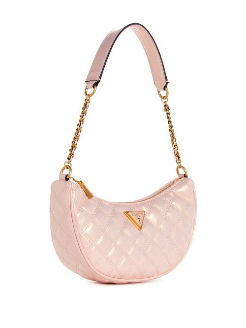Guess Giully Quilted Shoulder Bag Roze | GUESS-SN29116