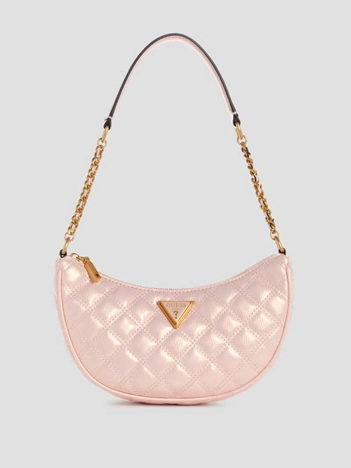 Guess Giully Quilted Shoulder Bag Roze | GUESS-SN29116