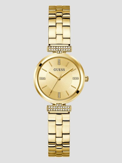 Guess Gold-Tone Analog Watch Goud | GUESS-SN29966
