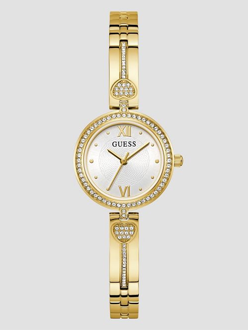 Guess Gold-Tone Analog Watch Goud | GUESS-SN30032