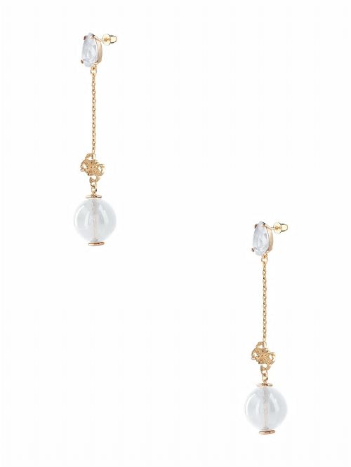 Guess Gold-Tone Bubble Drop Earring Goud | GUESS-SN30289