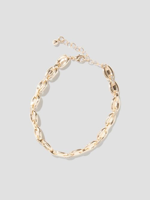 Guess Gold-Tone Chain Link Bracelet Goud | GUESS-SN30326