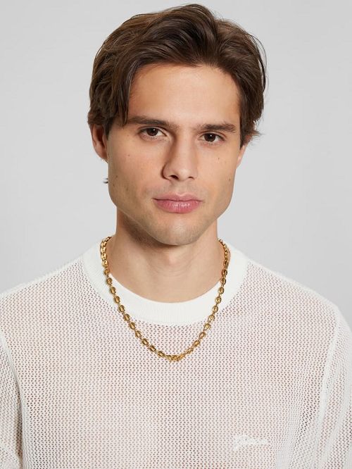 Guess Gold-Tone Chain Necklace Goud | GUESS-SN31839