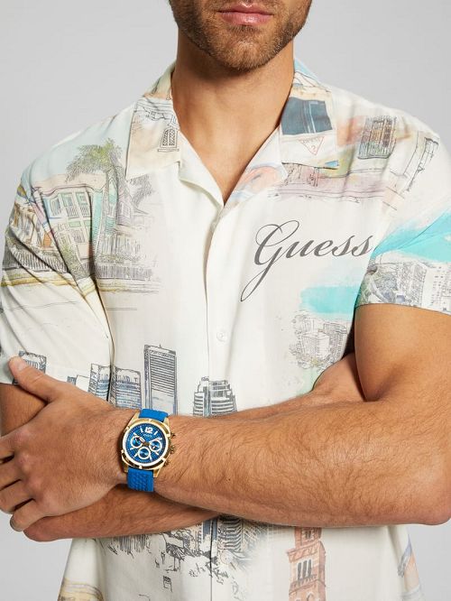 Guess Gold-Tone Chronograph Watch Goud | GUESS-SN31653