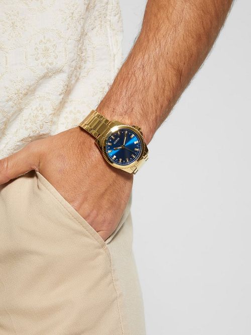 Guess Gold-Tone Chronograph Watch Goud | GUESS-SN31657
