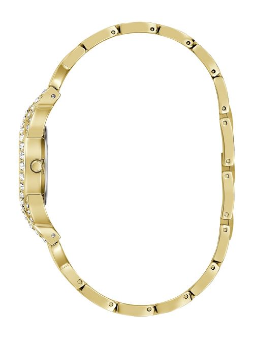 Guess Gold-Tone Crystal Analog Watch Goud | GUESS-SN29967