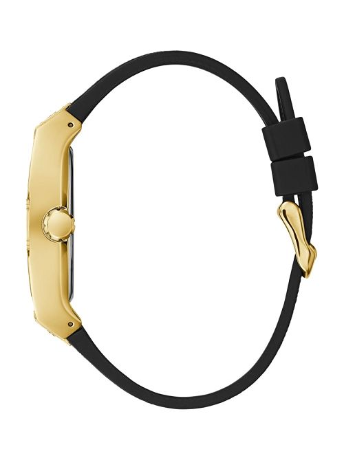 Guess Gold-Tone Crystal Multifunction Watch Zwart | GUESS-SN31650