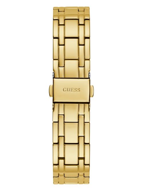 Guess Gold-Tone Cut-Through Multifunction Watch Goud | GUESS-SN29977