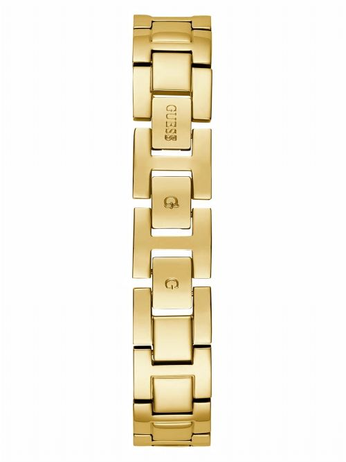 Guess Gold-Tone Diamond and Pearl Analog Watch Goud | GUESS-SN29999