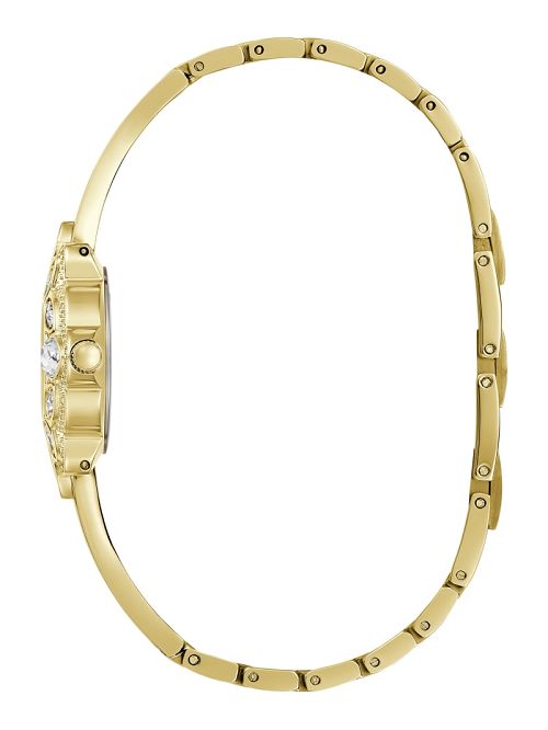 Guess Gold-Tone Flower Analog Watch Goud | GUESS-SN29994