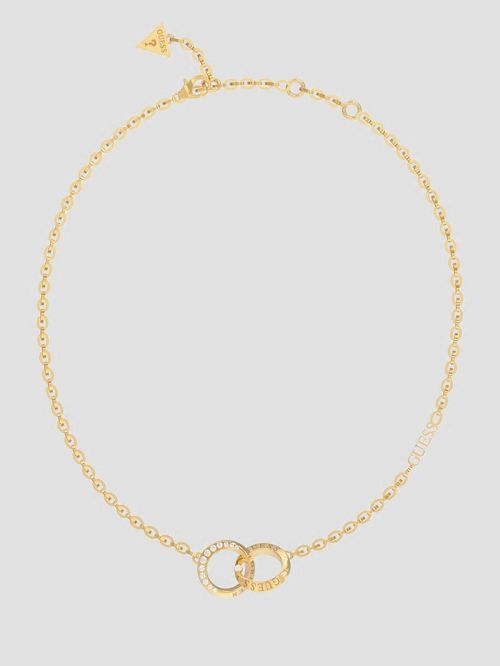 Guess Gold-Tone Forever Link Necklace Goud | GUESS-SN30250