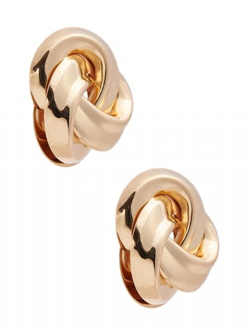 Guess Gold-Tone Knotted Stud Earring Goud | GUESS-SN30284