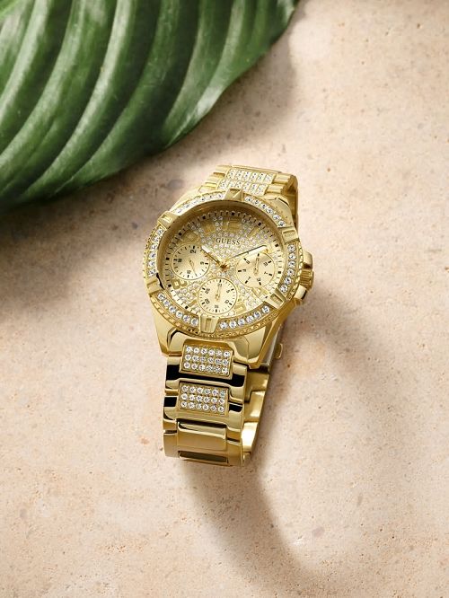 Guess Gold-Tone Multifunction Watch Goud | GUESS-SN29981