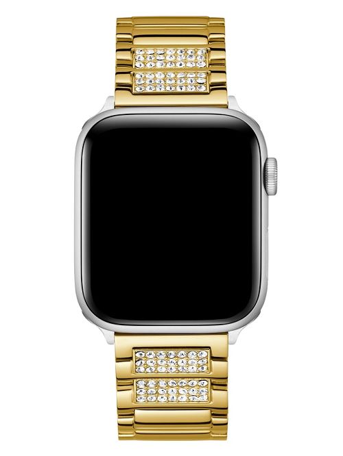 Guess Gold-Tone Rhinestone 42-44 mm Band for Apple Watch® Goud | GUESS-SN31609
