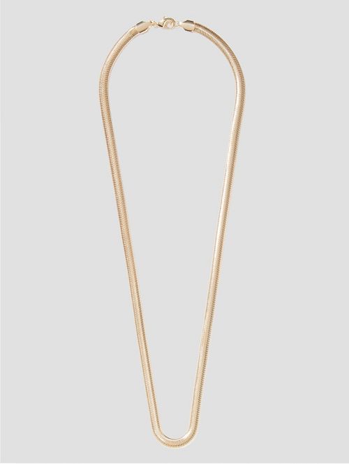 Guess Gold-Tone Snake Chain Necklace Goud | GUESS-SN31828