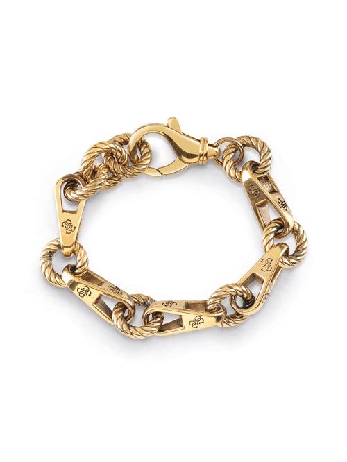 Guess Gold-Tone Torchon Chain Bracelet Goud | GUESS-SN30334