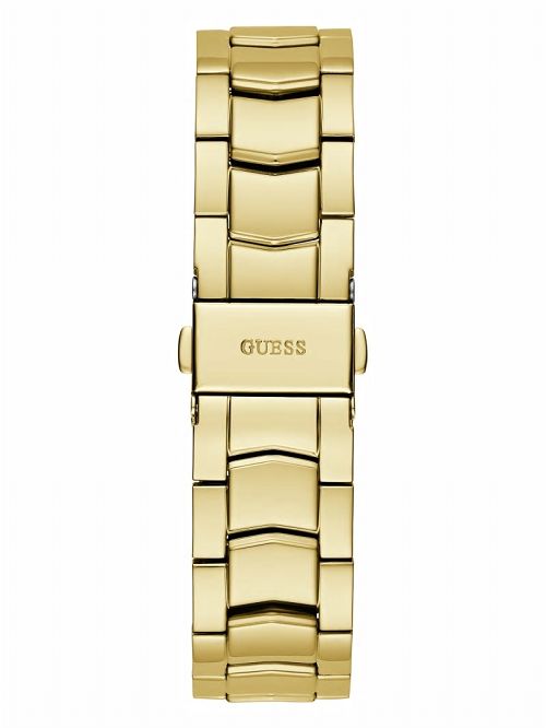 Guess Gold-Tone and Crystal Multifunction Watch Goud | GUESS-SN30024