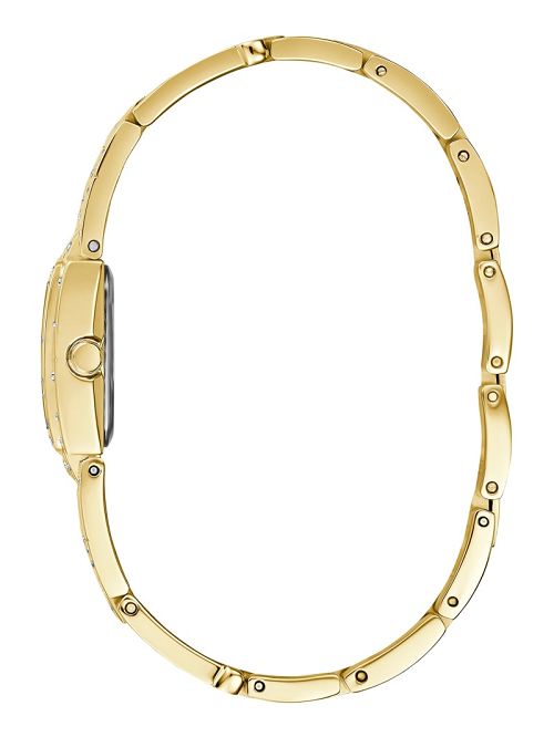 Guess Gold-Tone and Crystals Bangle Watch Goud | GUESS-SN30029