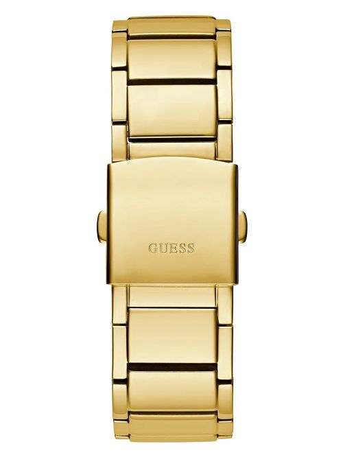 Guess Gold-Tone and Green Multifunction Watch Goud | GUESS-SN31637