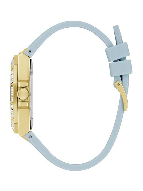 Guess Gold-Tone and White Analog Watch Box Set Goud | GUESS-SN29968