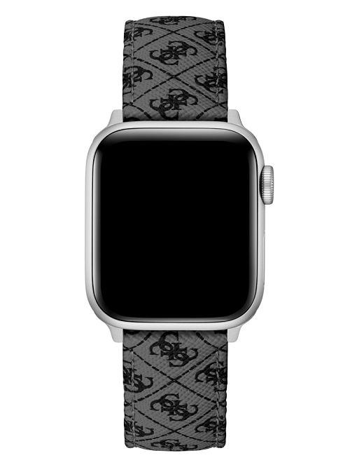 Guess Gray Quattro G Leather 38-41 mm Band for Apple Watch® Multi | GUESS-SN29969