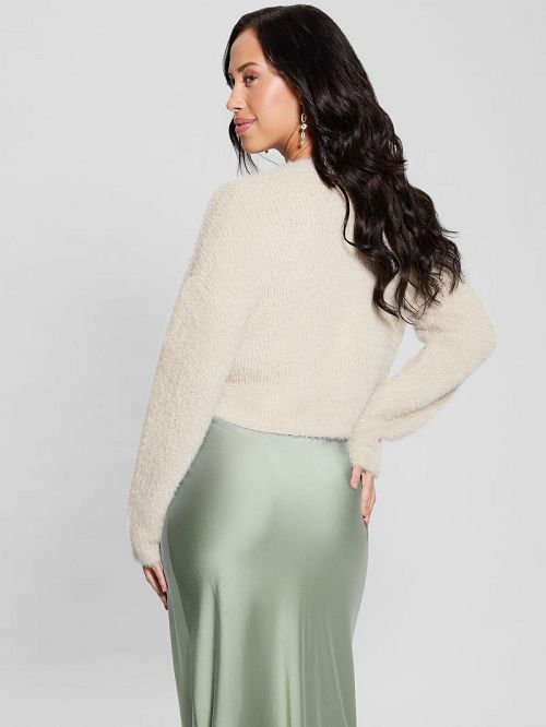 Guess Gwen Cardigan Wit | GUESS-SN27672