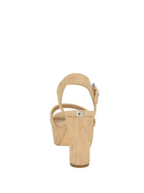 Guess Haldem Platform Block Heels Beige | GUESS-SN29785