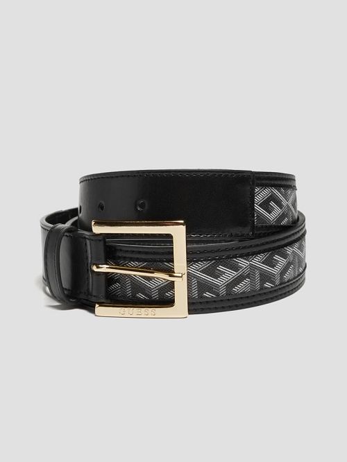 Guess Hallie G Cube Belt Zwart | GUESS-SN30233