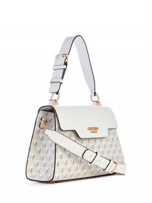 Guess Hallie Mini Fold-Over Flap Crossbody Wit | GUESS-SN29131