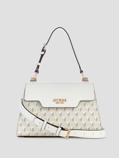 Guess Hallie Mini Fold-Over Flap Crossbody Wit | GUESS-SN29131