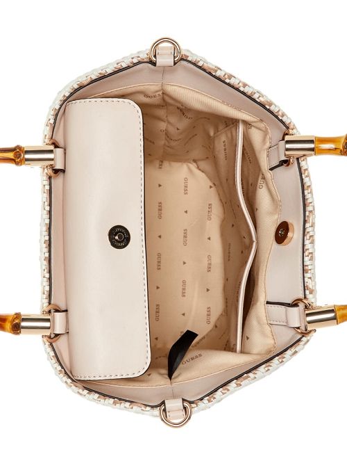 Guess Happyland Straw Tote Bruin | GUESS-SN29414