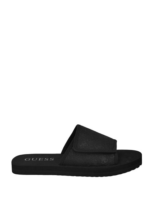 Guess Hartz Slides Zwart | GUESS-SN31916