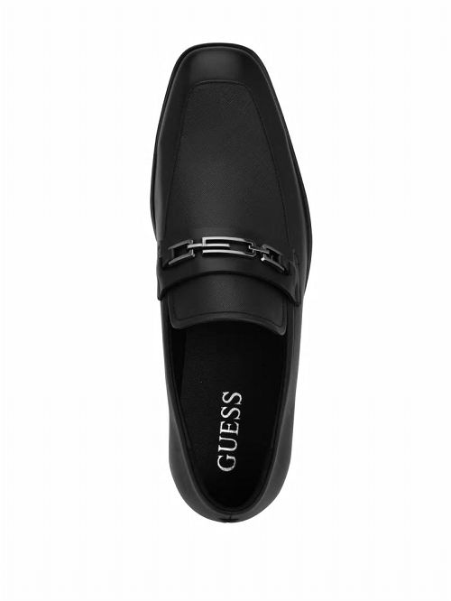 Guess Hendo G Logo Horsebit Loafers Zwart | GUESS-SN31911
