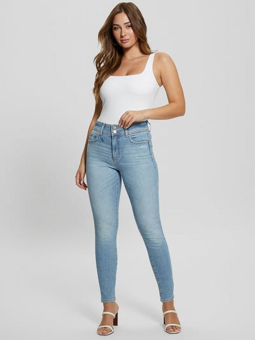 Guess High-Rise Shape Up Jeans Blauw | GUESS-SN26611