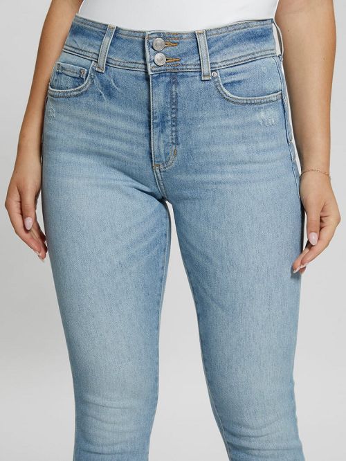Guess High-Rise Shape Up Jeans Blauw | GUESS-SN26611
