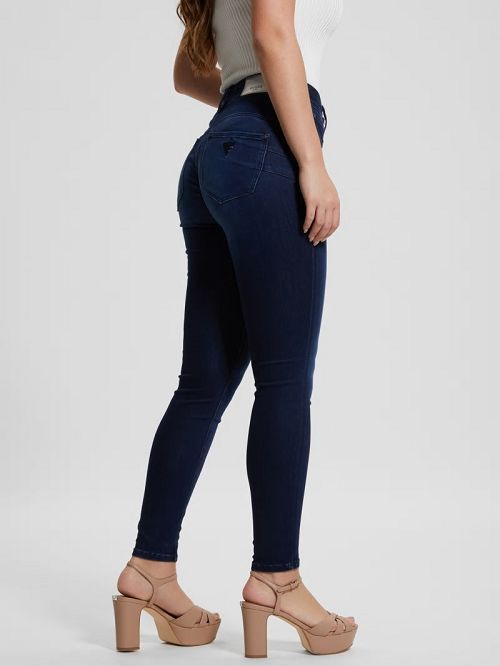 Guess High-Rise Shape Up Jeans Blauw | GUESS-SN26617