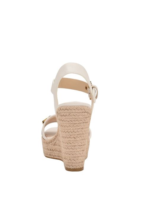 Guess Hisley Wedge Sandals Wit | GUESS-SN29603