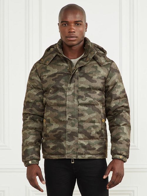 Guess Hooded Puffer Jacket Multi | GUESS-SN30748