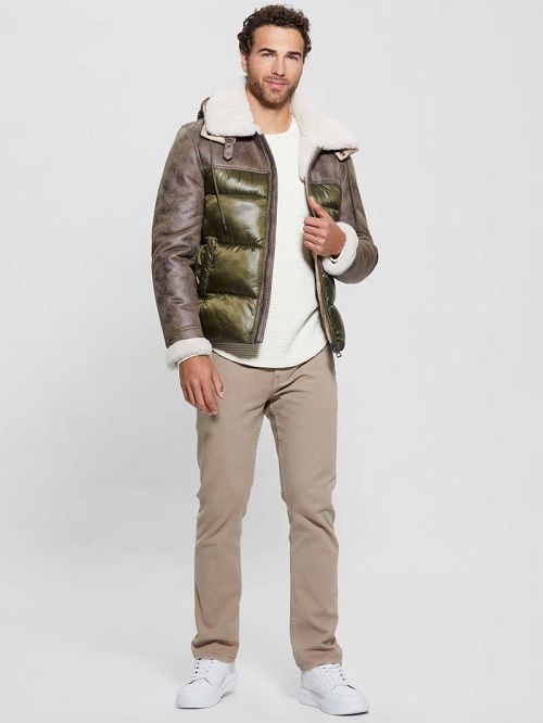Guess Hybrid Puffa Jacket Multi | GUESS-SN30880