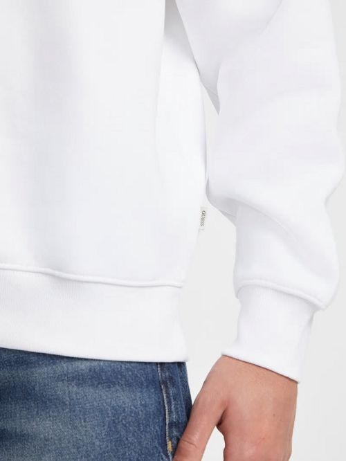 Guess Iconic Crewneck Sweatshirt Wit | GUESS-SN31534