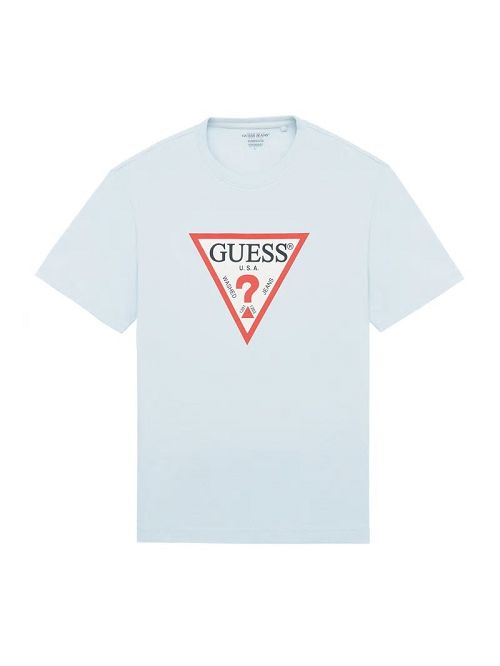 Guess Iconic Tee Blauw | GUESS-SN30579